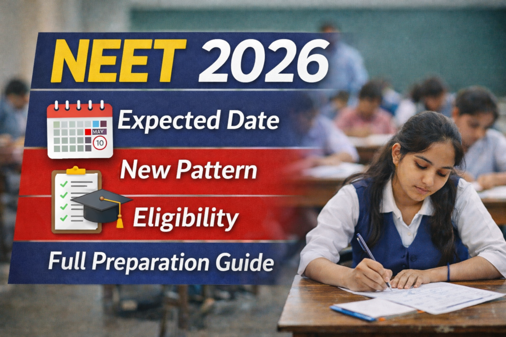 NEET 2026 NEET 2026 exam date NEET 2026 syllabus NEET 2026 eligibility NEET 2026 preparation strategy