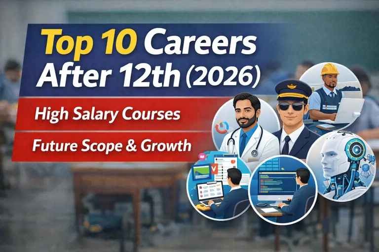 Top 10 Careers After 12th (2026) High Salary Courses Future Scope & Growth